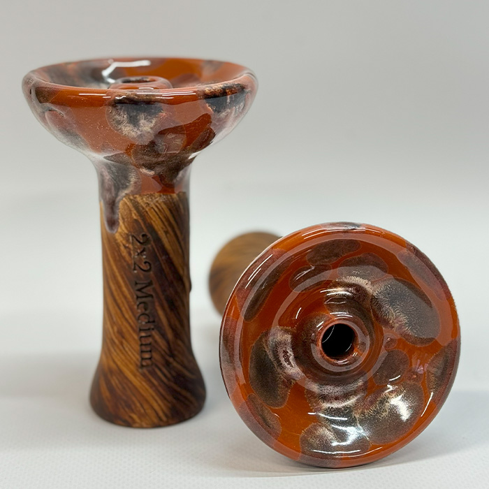 Чаша 2×2 Hookah Phunnel Medium Orange