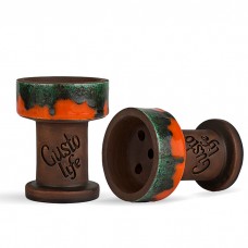 Чаша Gusto Bowls Rook Classic Green Orange