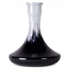 Колба 2х2 Hookah Craft White and Black 25 см