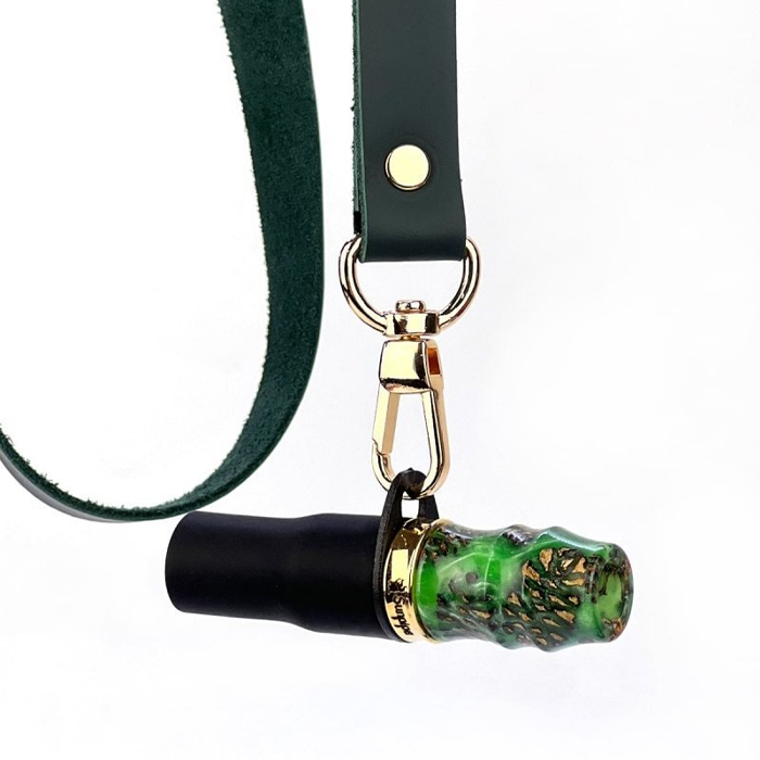 Персональний мундштук Sunpipe Premium Mini Leather Green