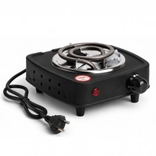 Плита электрическая для розжига угля маленькая 500w Black