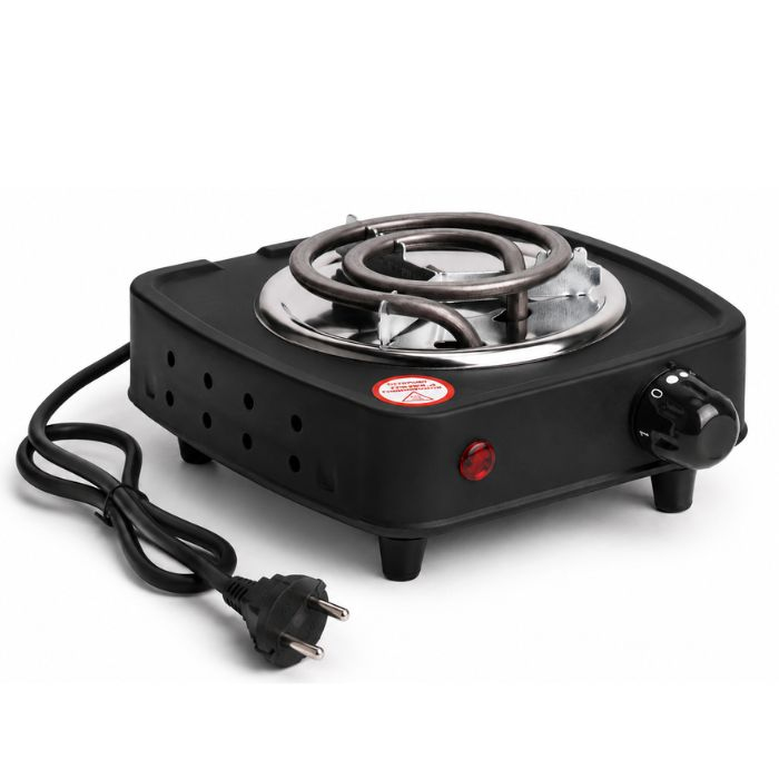Плита електрична для розпалювання вугілля маленька 500w Black