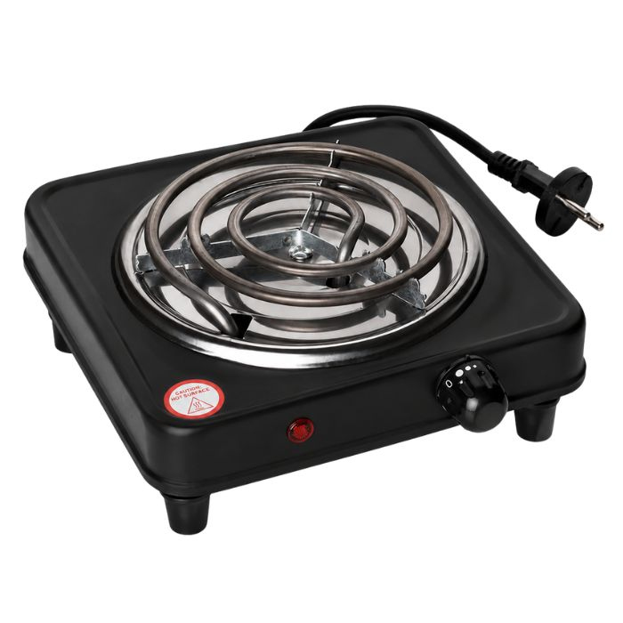 Плита електрична для розпалювання вугілля велика 1000w Black