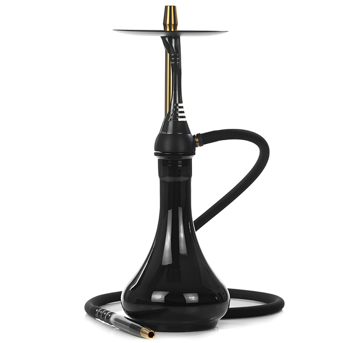 Кальян Alpha Hookah Model S Replica Black с колбой Drop Black