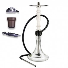 Кальян Aroma Hookah Bravo White Full Set 63 см