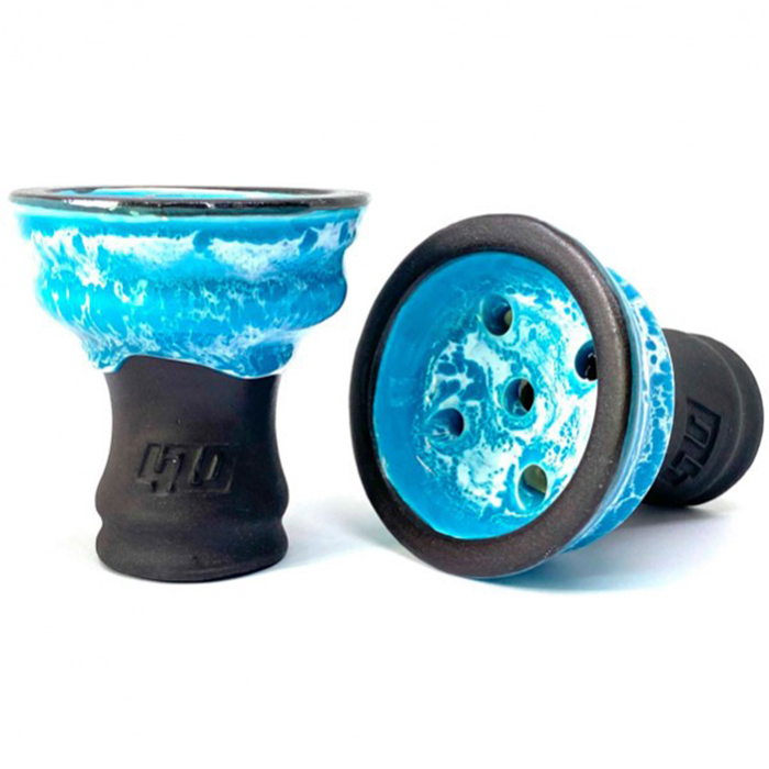 Чаша 420 Bowls Uranum Ocean Hearth Blue + Табак 420 Лаймовый лимонад