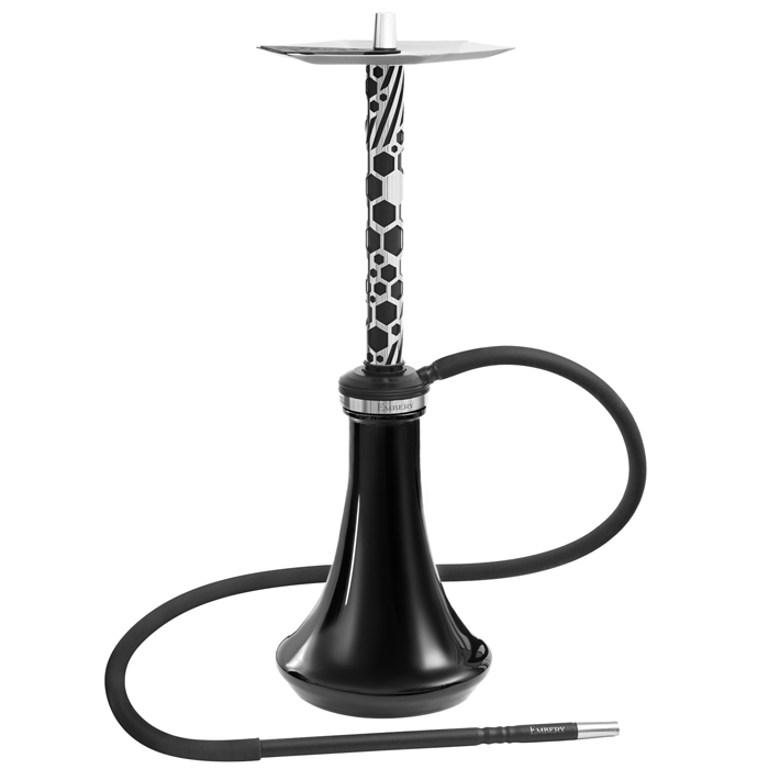 Кальян Embery MONO-H 4.0 Silver с колбой Embery Black Кальян Embery MONO-H 4.0 Silver с колбой Embery Black