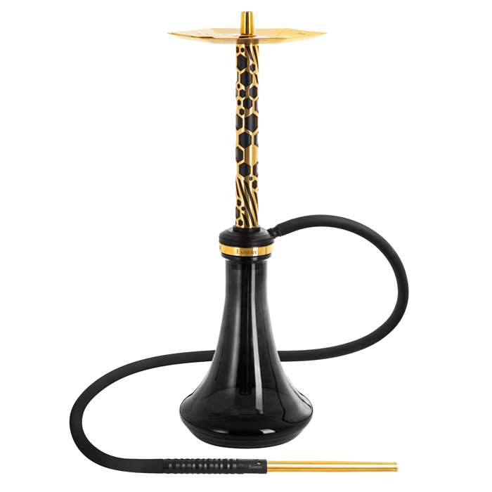 Кальян Embery MONO-H 4.0 Supreme Gold Black с колбой Embery Black