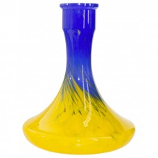 Колба 2х2 Hookah Craft Yellow and Blue 25 см