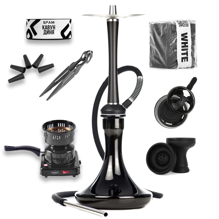 Кальянний набір PALKA Lite Black 8 in 1