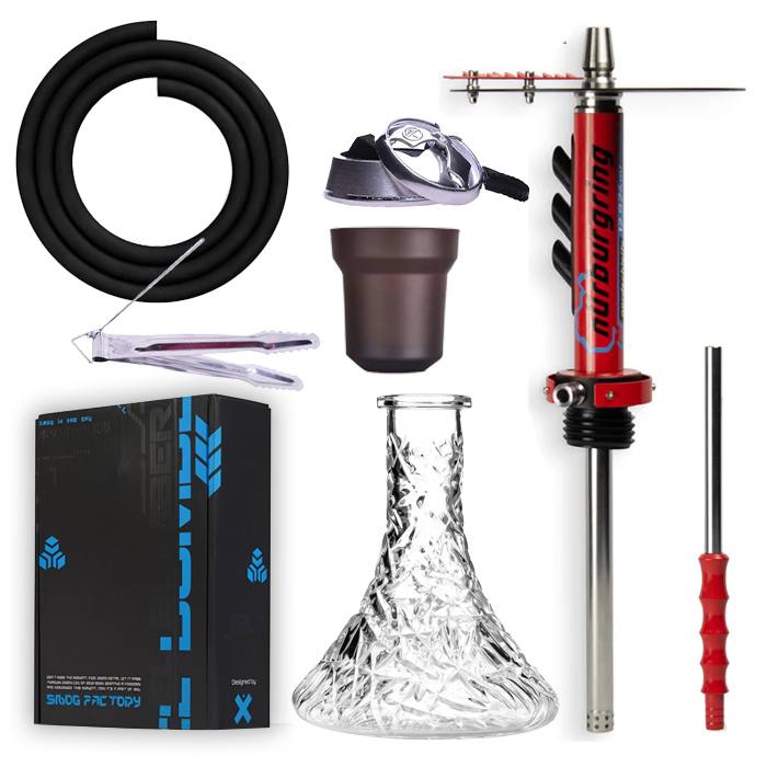 Кальян Storm Bomber Nürburgring Red полный комплект Кальян Storm Bomber Nürburgring Red полный комплект