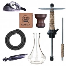 Кальян Sunrise Hookah Windskull Full Set Gold 50 см