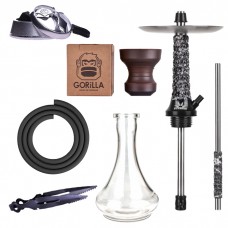 Кальян Sunrise Hookah Windskull New Black 50 см