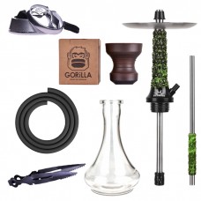 Кальян Sunrise Hookah Windskull New Green 50 см