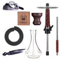 Кальян Sunrise Hookah Windskull New Red 50 см