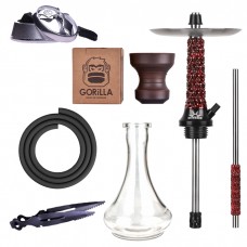 Кальян Sunrise Hookah Windskull New Red 50 см
