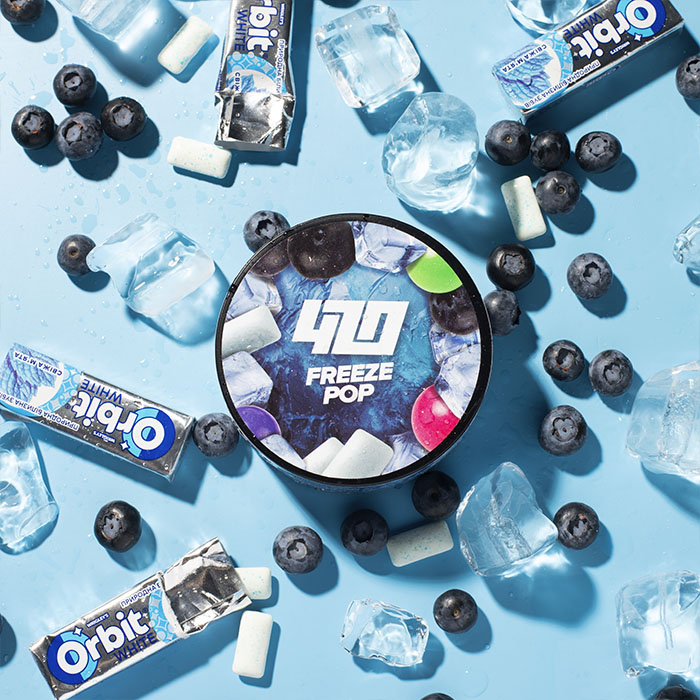 Тютюн 420 Classic Frost Line Freeze pop (Орбіт, Чорниця, Жуйка)