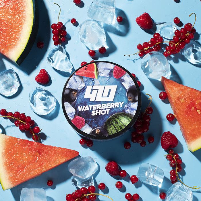 Тютюн 420 Classic Frost Line Waterberry shot (Смородина, Малина, Кавун)