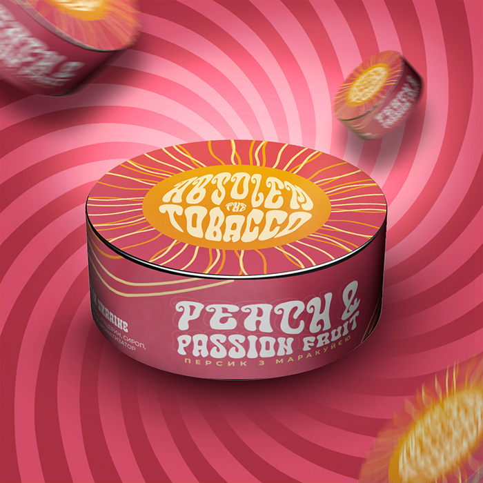 NEW! Табак Absolem Peach passion fruit (Персик, Маракуйя)