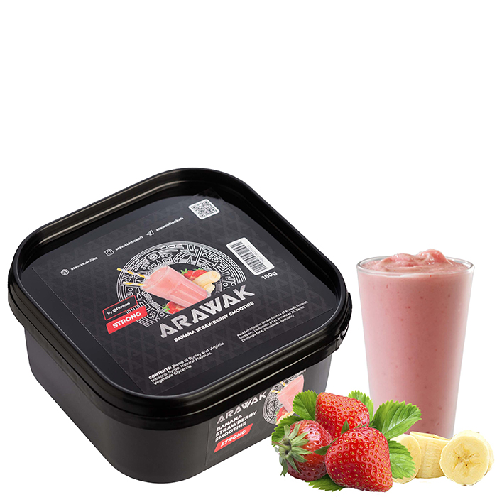 Табак Arawak Strong Banana Strawberry Smoothie (Банан, Клубника)