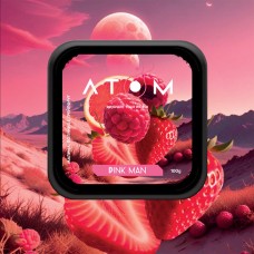 Тютюн Atom Pink Man (Малина, Полуниця, Грейпфрут) 100 г