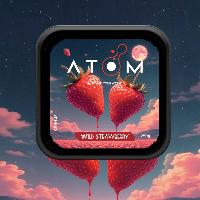 Табак Atom Wild Strawberry (Земляника)