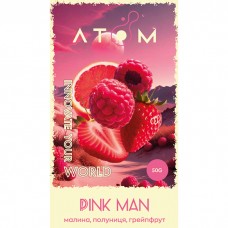 Табак Atom Pink Man (Малина, Клубника, Грейпфрут) 50 г