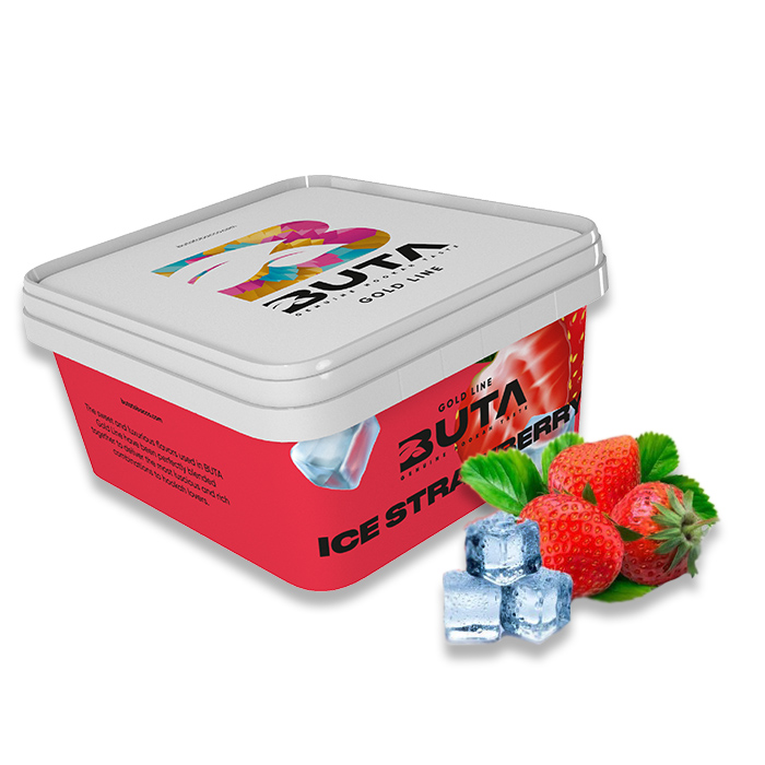 Тютюн Buta Gold Line Ice Strawberry (Полуниця, Лід)