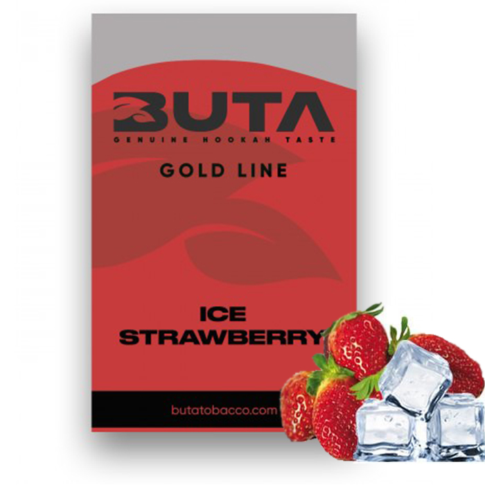 Тютюн Buta Gold Line Ice Strawberry (Полуниця Лід) 50 г