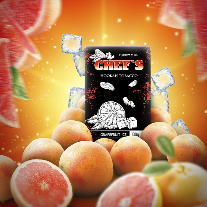 Тютюн Chefs Grapefruit Ice (Грейпфрут, Лід)