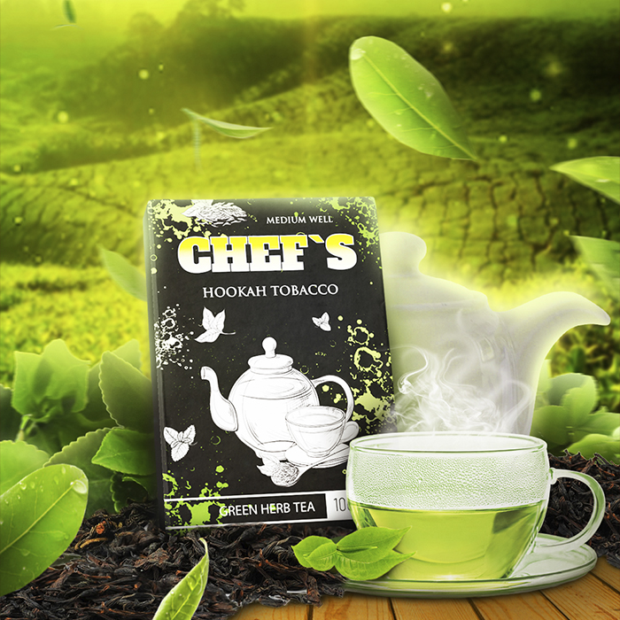 Табак Chefs Green Herb Tea (Зеленый Чай)