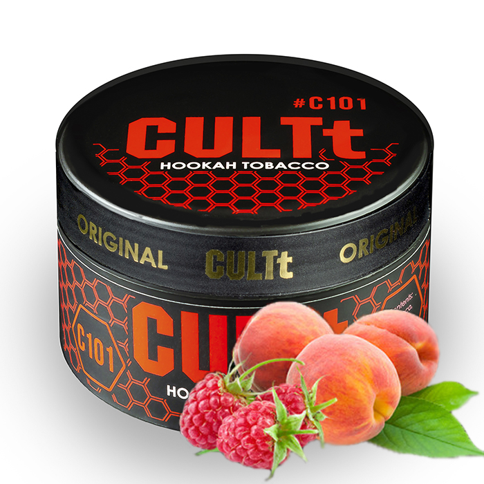 Табак CULTt C101 Raspberry Peach (Малина, Персик)