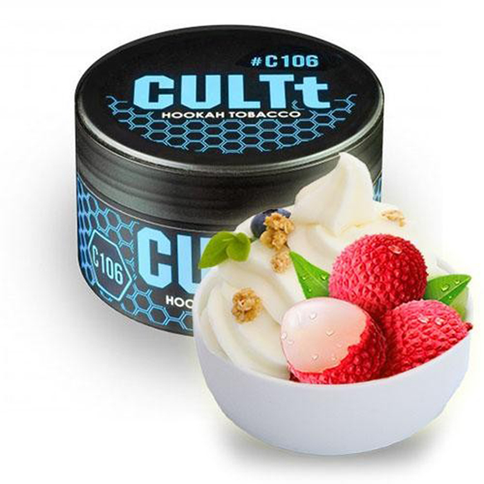 Табак CULTt C106 Blueberry Lychee Ice Cream (Черника, Личи, Мороженое)