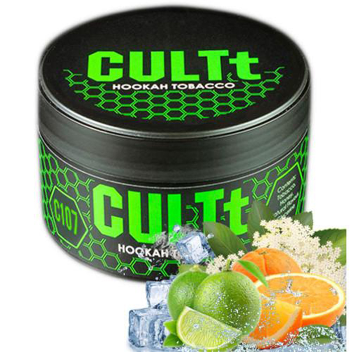 Тютюн CULTt C107 Elderberry Lime Orange Ice (Бузина, Лайм, Лід, Апельсин)