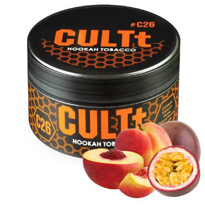 Тютюн CULTt C26 Passion Fruit Peach (Маракуя, Персик)