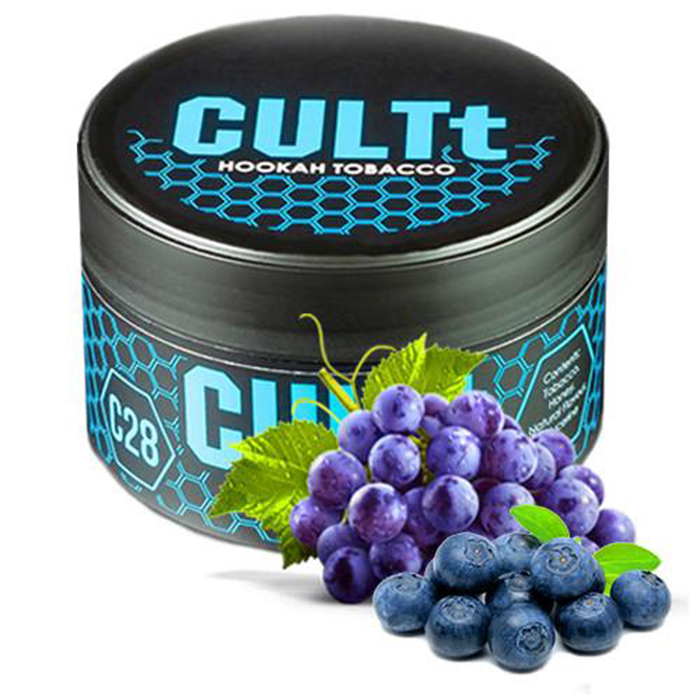 Табак CULTt C28 Blueberrie Grapes (Черника, Виноград)