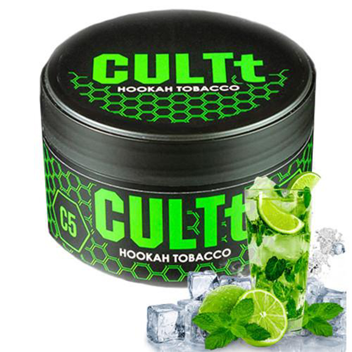 Тютюн CULTt C5 Mojito (Лайм, Мʼята, Лід, Мохіто)