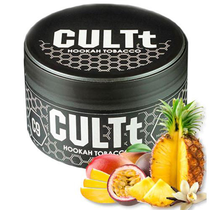 Тютюн CULTt C9 Mango Passion Fruit Pineapple Vanilla (Манго, Маракуя, Ананас, Ваніль)