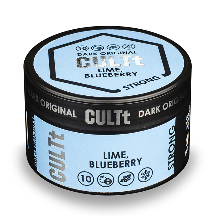 Тютюн CULTt DS10 Lime Blueberry (Лайм, Чорниця, Лід)