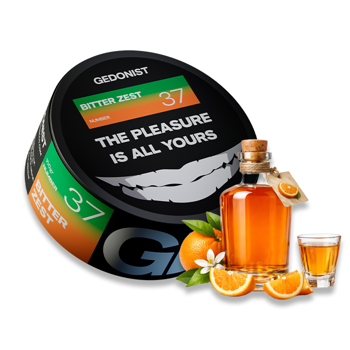 Табак Gedonist Bitter Zest № 37 (Апельсиновая, травяная настойка)