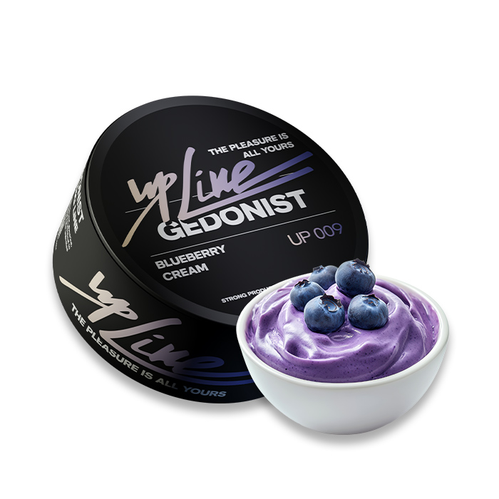 Табак Gedonist UPLine Blueberry Cream № 009 (Черничный йогурт)