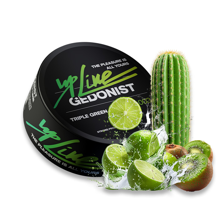 Табак Gedonist UPLine Triple Green № 003 (Киви, Лайм, Кактус) Табак Gedonist UPLine Triple Green № 003 (Киви, Лайм, Кактус)