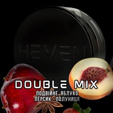 Тютюн Heven Double Mix (Подвійне яблуко, Персик, Полуниця) 100 г