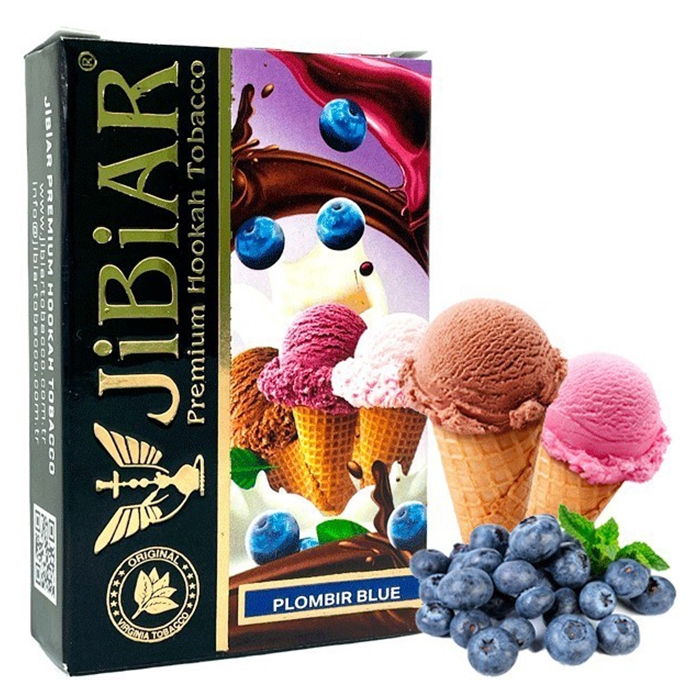 Табак Jibiar Plombir blue (Мороженое, Черника) Табак Jibiar Plombir blue (Мороженое, Черника)