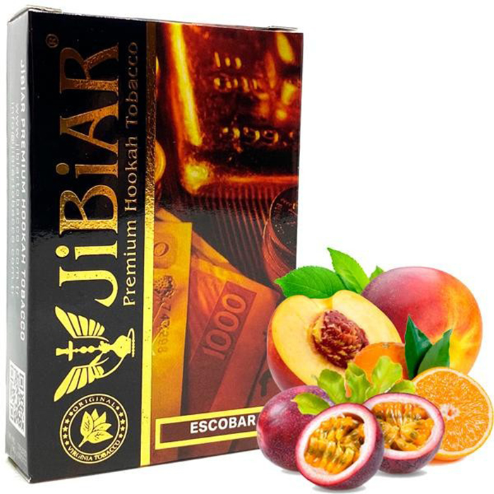 Табак Jibiar Escobar (Апельсин, Маракуйя, Персик)
