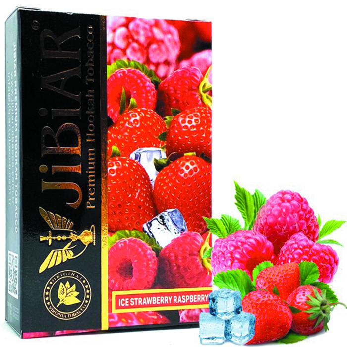 Тютюн Jibiar Ice strawberry raspberry (Полуниця, Лід, Малина)