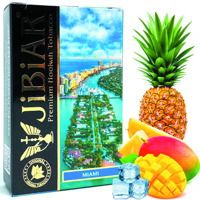 Табак Jibiar Miami (Ананас, Лед, Манго)