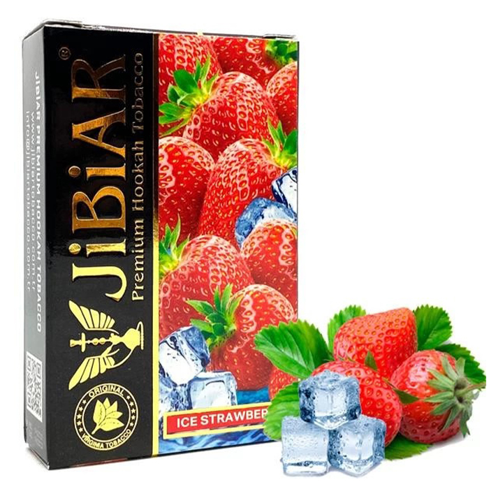 Тютюн Jibiar Ice Strawberry (Лід, Полуниця)