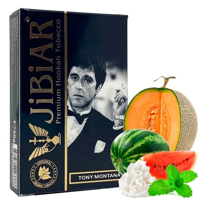 Тютюн Jibiar Tony Montana (Кавун, Диня, М'ята, Вершки)