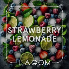 Тютюн Lagom Main Strawberry lemonade (Полуничний лимонад) 40 г